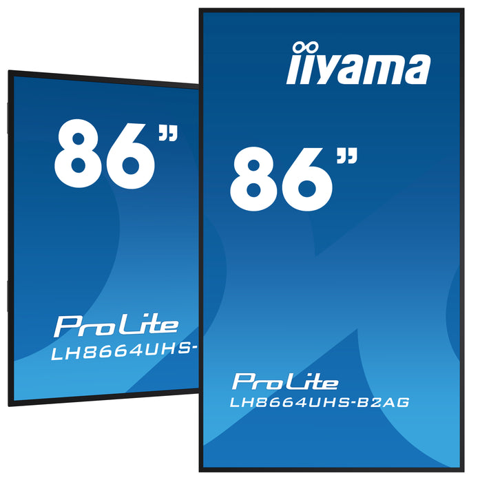 iiyama ProLite LH8664UHS-B2AG 86" 4K Ultra HD Digital Signage Display