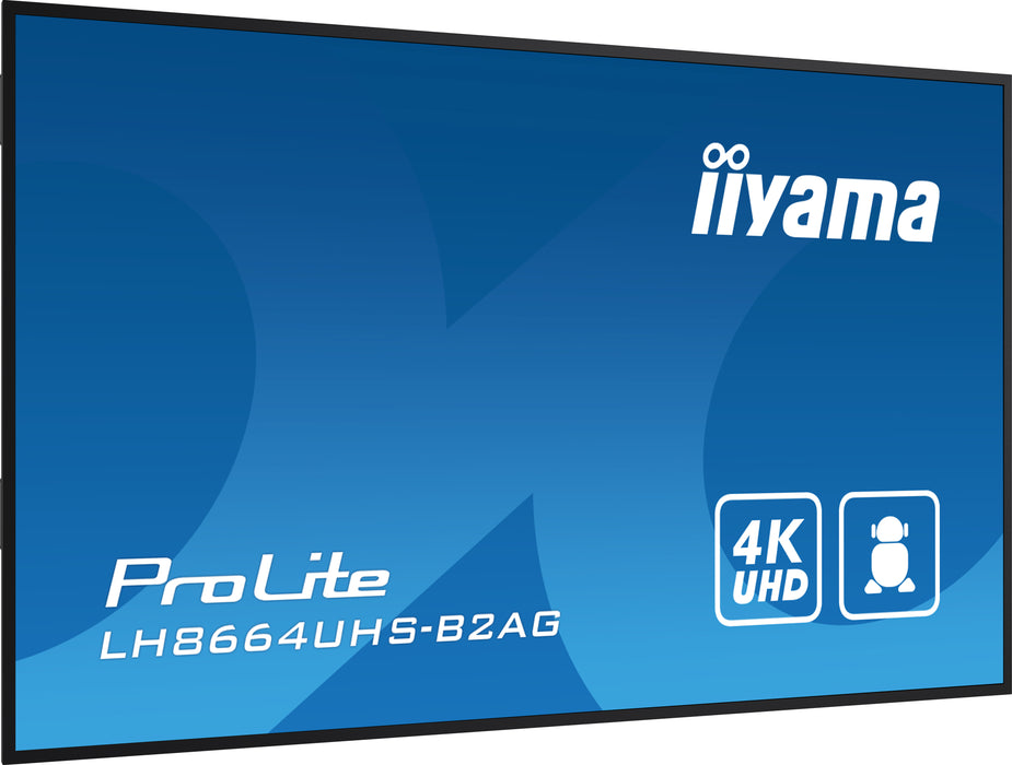 iiyama ProLite LH8664UHS-B2AG 86" 4K Ultra HD Digital Signage Display