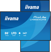 iiyama ProLite LH8664UHS-B3AG 86" 4K Ultra HD Professional Digital Signage Display Digital Signage Display iiyama