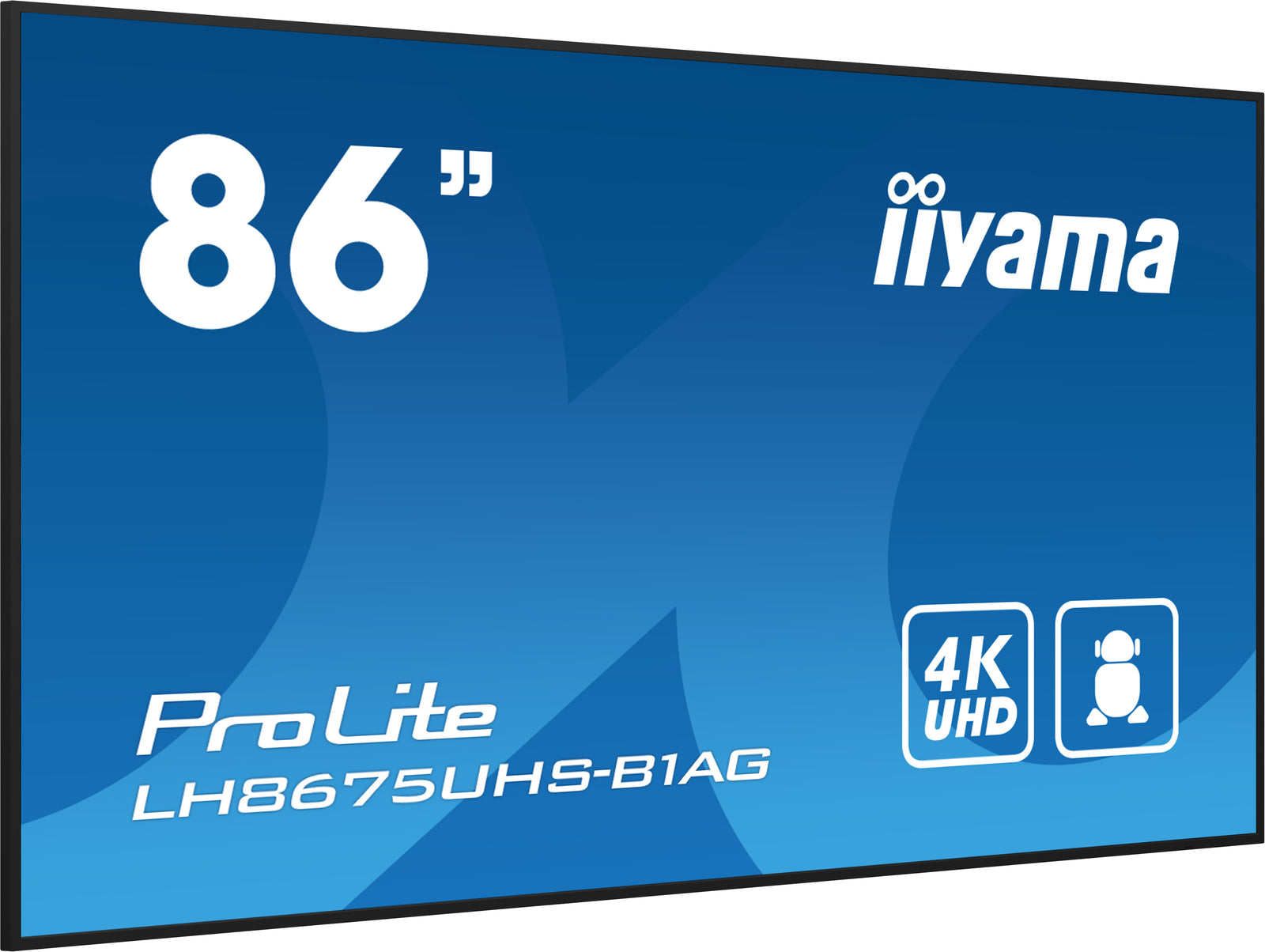 iiyama ProLite LH8675UHS-B1AG 86" 4K Ultra HD Professional Digital Signage Display Digital Signage Display iiyama