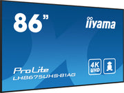 iiyama ProLite LH8675UHS-B1AG 86" 4K Ultra HD Professional Digital Signage Display Digital Signage Display iiyama