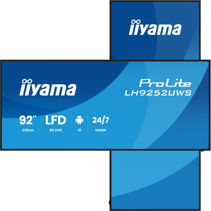 iiyama LH9252UWS-B1AG 24 7 professional UltraWide display