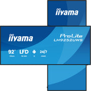 iiyama ProLite LH9252UWS-B1AG 92" 5K Android 13 Ultra-Wide Professional Digital Signage Display Digital Signage Display iiyama