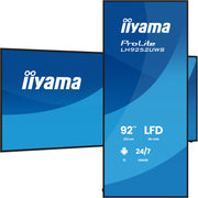 iiyama ProLite LH9252UWS-B1AG 92" 5K Android 13 Ultra-Wide Professional Digital Signage Display Digital Signage Display iiyama