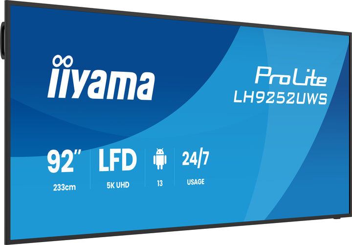 iiyama LH9252UWS-B1AG 92 inch UltraWide professional display detail