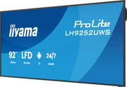 iiyama ProLite LH9252UWS-B1AG 92" 5K Android 13 Ultra-Wide Professional Digital Signage Display Digital Signage Display iiyama