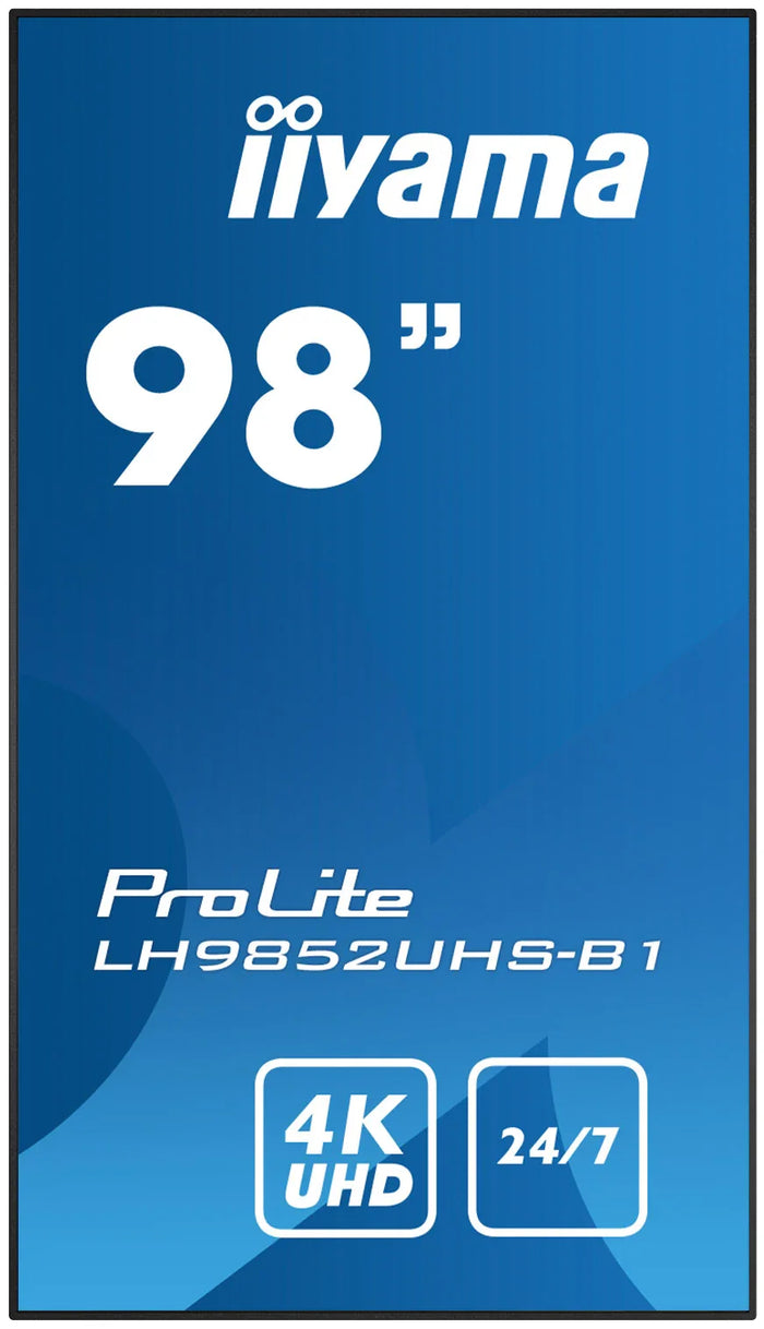 iiyama ProLite LH9852UHS-B1 98" Professional Digital Signage Display Digital Signage Display iiyama
