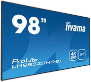 iiyama ProLite LH9852UHS-B1 98" Professional Digital Signage Display Digital Signage Display iiyama
