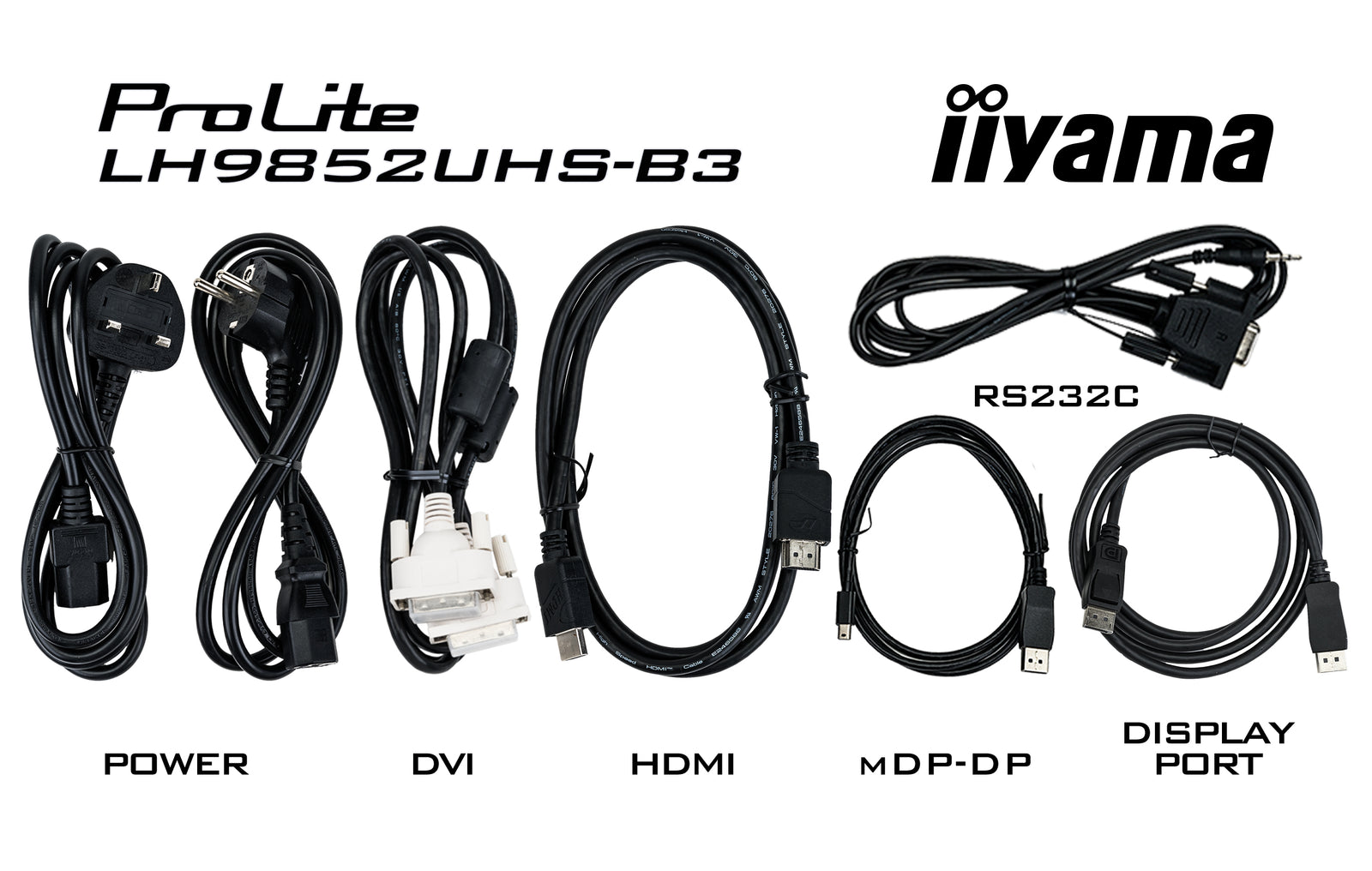 iiyama Prolite LH9852UHS-B3 98" 4K UHD Professional Digital Signage Display Digital Signage Display iiyama