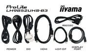 iiyama Prolite LH9852UHS-B3 98" 4K UHD Professional Digital Signage Display Digital Signage Display iiyama