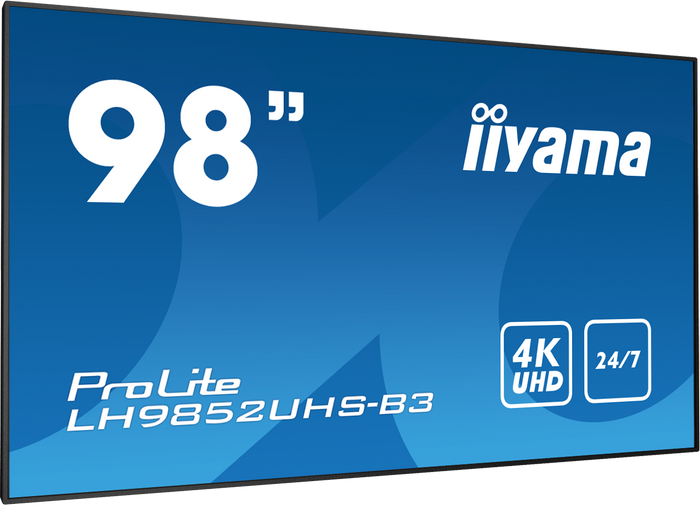 iiyama Prolite LH9852UHS-B3 98" 4K UHD Professional Digital Signage Display Digital Signage Display iiyama