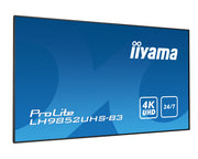 iiyama Prolite LH9852UHS-B3 98" 4K UHD Professional Digital Signage Display Digital Signage Display iiyama