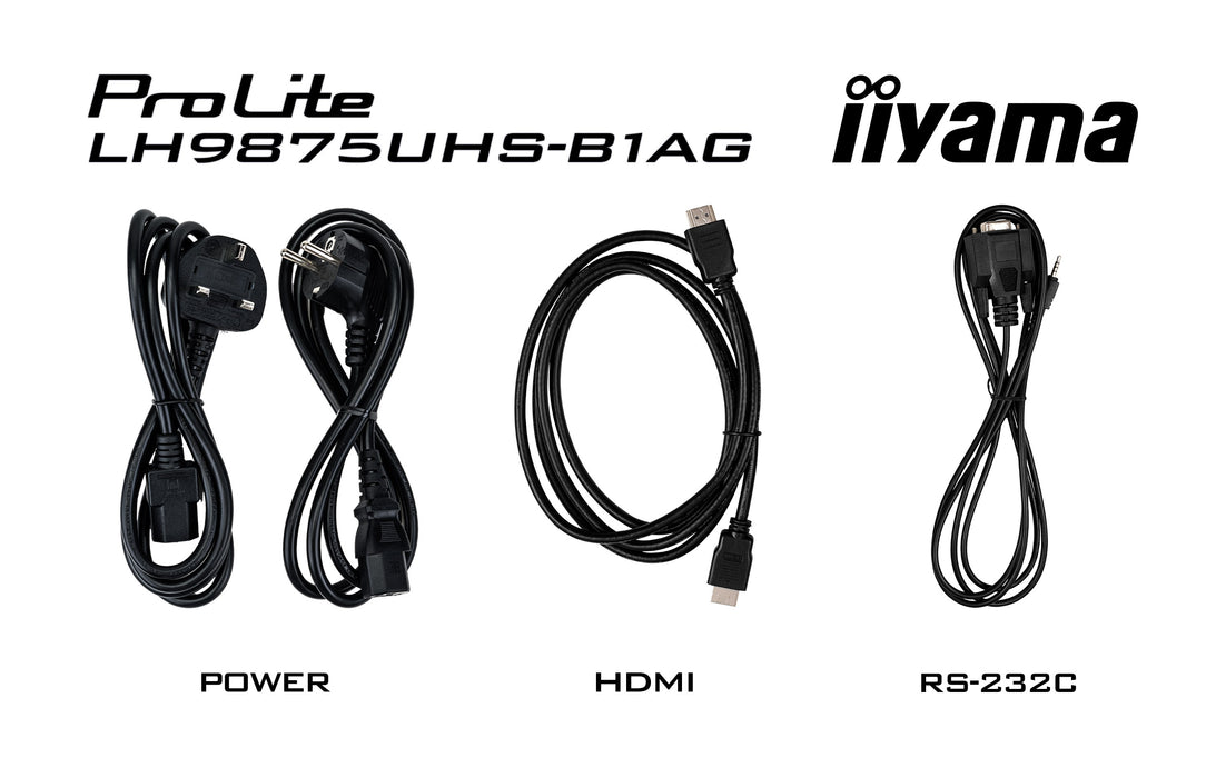 iiyama ProLite LH9875UHS-B1AG 98" 4K Ultra HD Professional Digital Signage Display