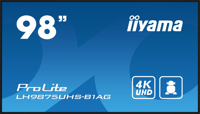 iiyama ProLite LH9875UHS-B1AG 98" 4K Ultra HD Professional Digital Signage Display Digital Signage Display iiyama