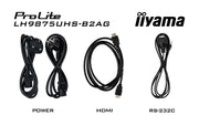 iiyama ProLite LH9875UHS-B2AG 98" 4K Ultra HD Digital Signage Display Digital Signage Display iiyama