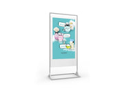 Moove SMBSB43HD8 – 43" Superslim Freestanding Double-Sided Digital Poster | Full HD Freestanding Digital Signage Display ScreenMoove