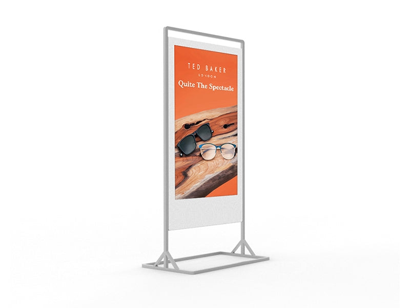 Moove SMBSB43HD8 – 43" Superslim Freestanding Double-Sided Digital Poster | Full HD Freestanding Digital Signage Display ScreenMoove