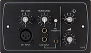 Cloud Electronics LM-2B/W - Line/Mic/Remote Active Input Plate Volume Control Cloud Electronics Black