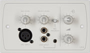 Cloud Electronics LM-2B/W - Line/Mic/Remote Active Input Plate Volume Control Cloud Electronics White