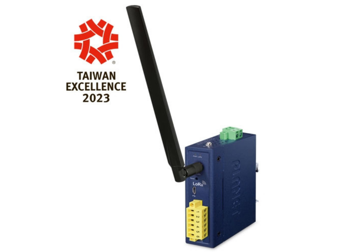 Planet Industrial IP30 LoRa Node Controller (2 DI, 2 DO, EU868/US915 Sub 1G) | LN1140 Gateway Planet