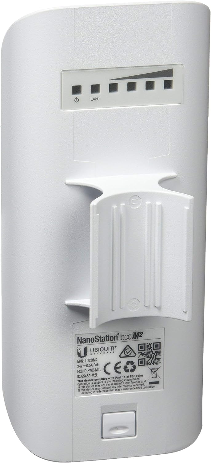 Ubiquiti Networks NanoStation M2 150 Mbit/s White Power Over Ethernet | LOCOM2 Wireless Access Point Ubiquiti