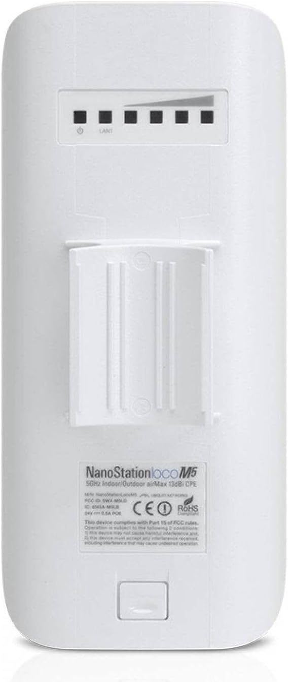 Ubiquiti NanoStation Loco M5 airMax Outdoor 5Ghz 13dBi WiFi 4 Access Point | LOCOM5 Wireless Access Point Ubiquiti