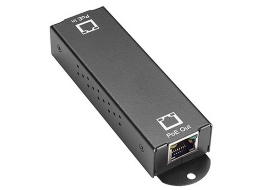 Black Box 10/100/1000BASE-T PoE+ Ethernet Repeater - 802.3at, 1-Port | LPR1111