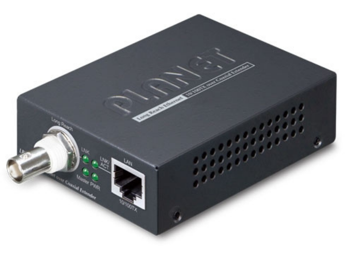 Planet 1-Port 10/100TX over Coaxial Long Reach Ethernet Extender | LRE-101C AV Extender Planet