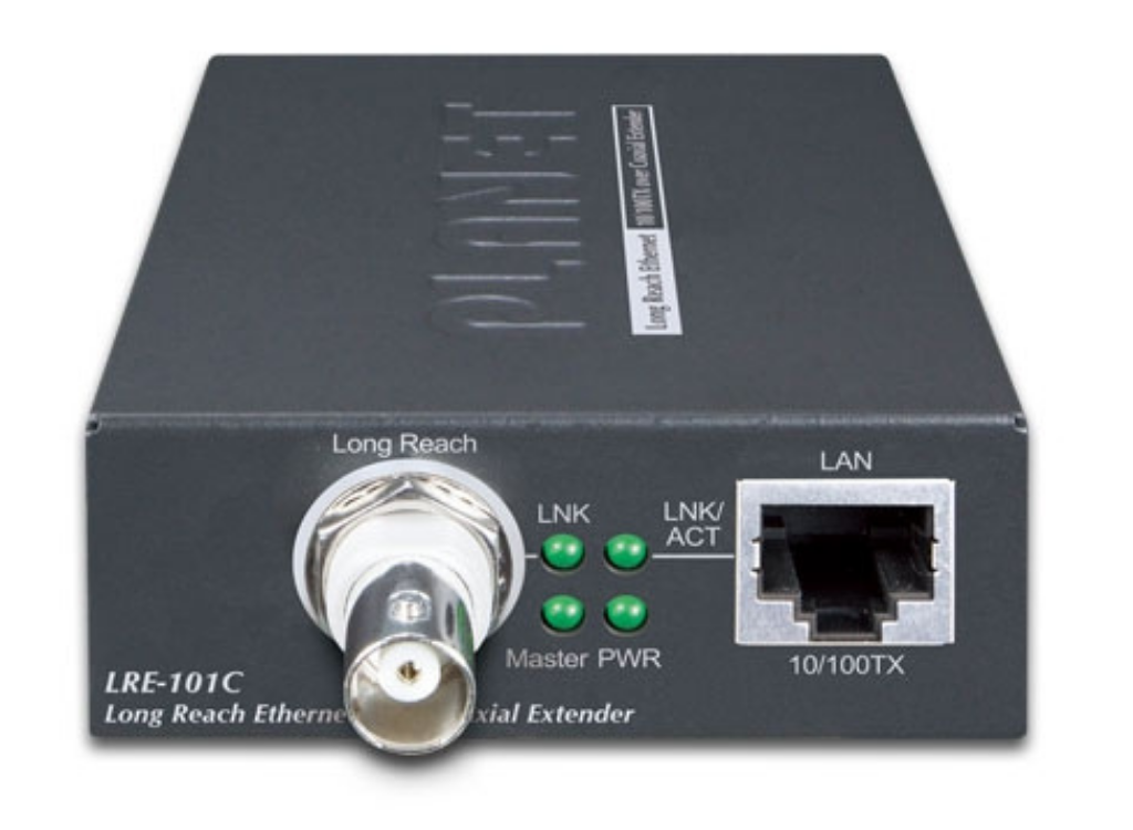 Planet 1-Port 10/100TX over Coaxial Long Reach Ethernet Extender | LRE-101C AV Extender Planet