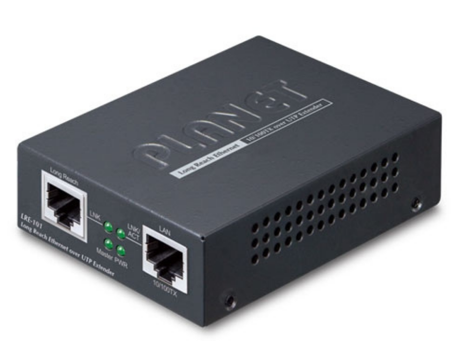 Planet 1-Port 10/100TX over UTP Long Reach Ethernet Extender | LRE-101 Planet Network Extenders Planet