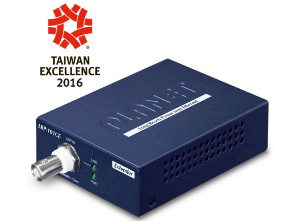 Planet 1-Port Long Reach PoE over coax Extender Kit (LRP-101CH + LRP-101CE) | LRP-101C-KIT AV Extender Planet