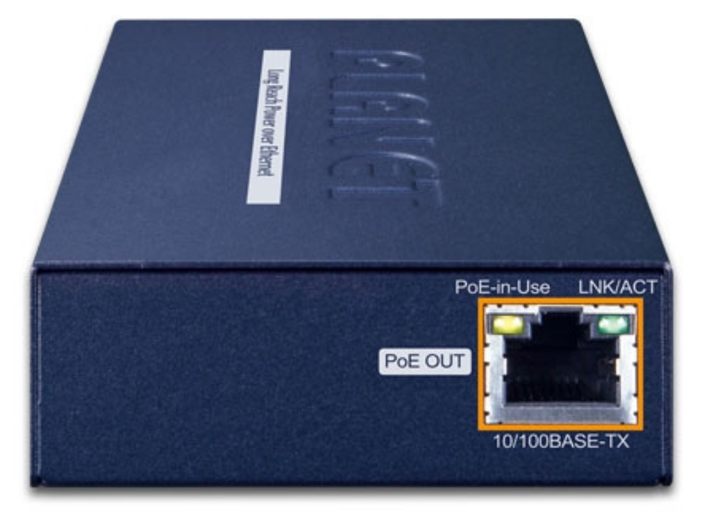 Planet 1-Port Long Reach PoE over coax Extender Kit (LRP-101CH + LRP-101CE) | LRP-101C-KIT AV Extender Planet