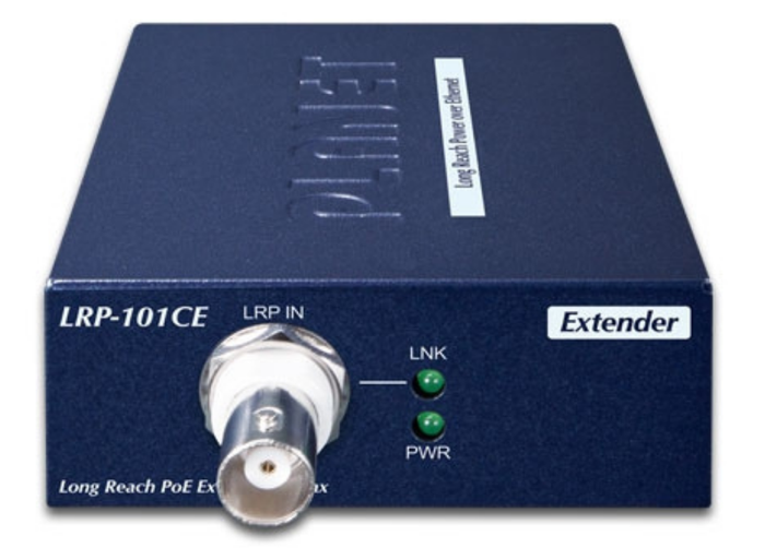 Planet 1-Port Long Reach PoE over Coaxial Extender | LRP-101CE AV Extender Planet