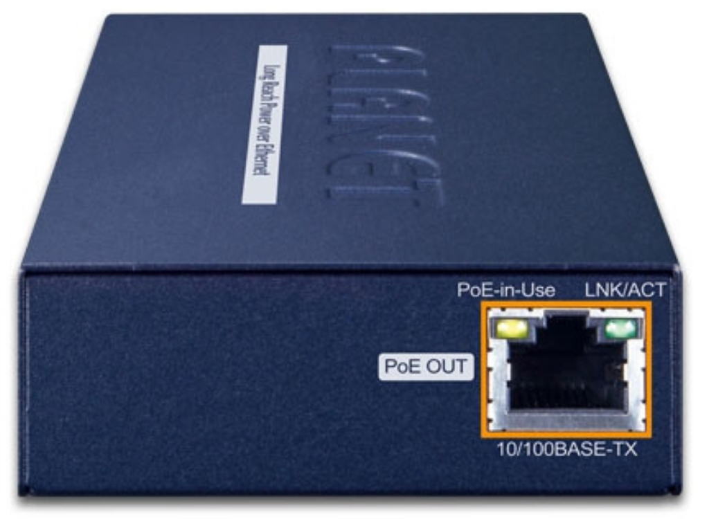 Planet 1-Port Long Reach PoE over Coaxial Extender | LRP-101CE AV Extender Planet