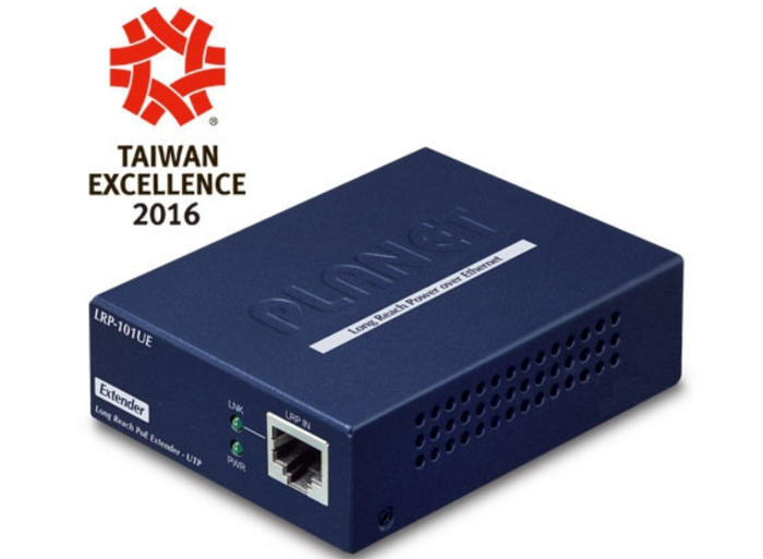 Planet 1-Port Long Reach PoE over UTP Extender Kit (LRP-101UH + LRP-101UE) | LRP-101U-KIT AV Extender Planet