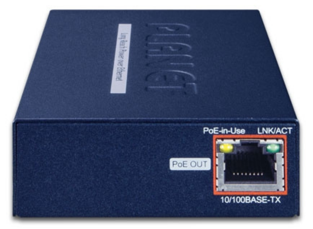 Planet 1-Port Long Reach PoE over UTP Extender Kit (LRP-101UH + LRP-101UE) | LRP-101U-KIT AV Extender Planet