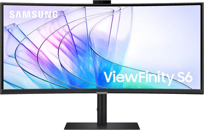 Samsung ViewFinity S65VC 34" 100Hz 5ms VA Panel WQHD UltraWide Curved Monitor | LS34C652VAUXXU Desktop Monitor Samsung