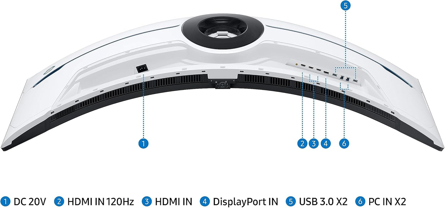 Samsung 57" G95NC Odyssey Neo G9 240Hz Dual UHD Monitor | LS57CG952NUXXU Gaming Monitor Samsung