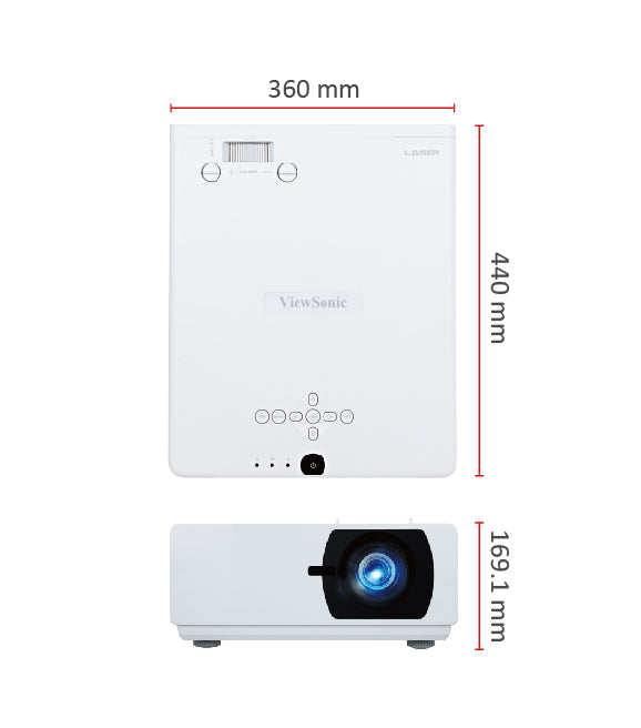 ViewSonic LS900WU WUXGA Laser Installation Projector - 6000 Lumens ViewSonic Projector ViewSonic