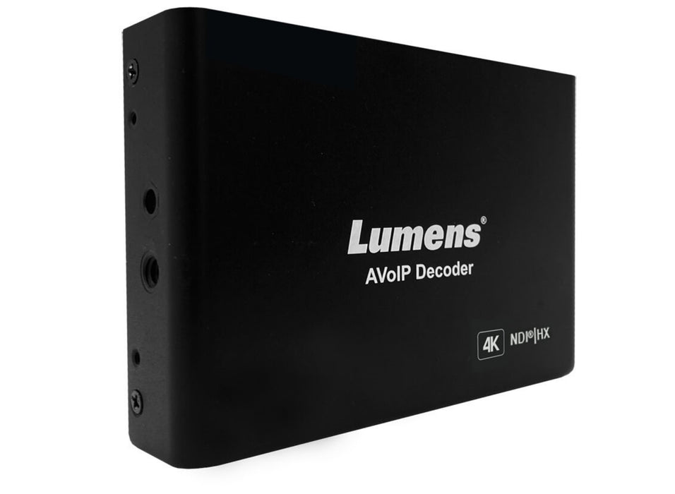 Lumens AV Over IP and NDI HX 4K Decoder Decoder Lumens
