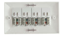 Lanview CAT6 Faceplate 4-port UK Type 146*86mm | LVN126188UK-4 Outlet Box Lanview