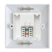 Lanview CAT6 Faceplate Single Gang Outlet Box | LVN126188UK Outlet Box Lanview