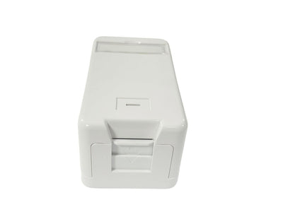 Lanview Surface Mount Box for 1 x RJ45 Jack | LVN127766 Outlet Box Lanview