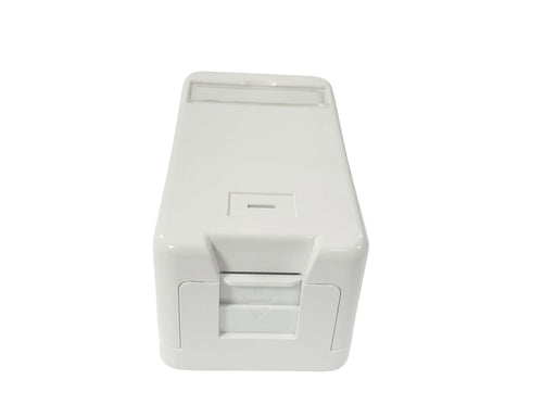 Lanview Surface Mount Box for 1 x RJ45 Jack | LVN127766 Outlet Box Lanview