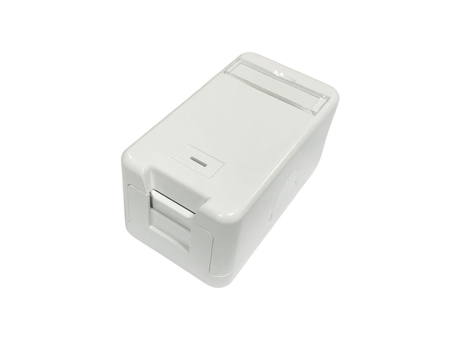 Lanview Surface Mount Box for 1 x RJ45 Jack | LVN127766 Outlet Box Lanview