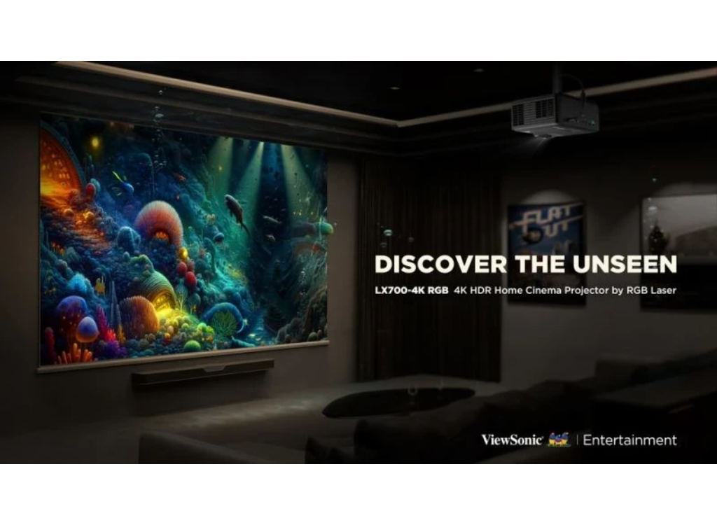 ViewSonic LX700-4KE RGB 4K HDR RGB Laser Home Cinema Projector - 5200 Lumens Projector ViewSonic