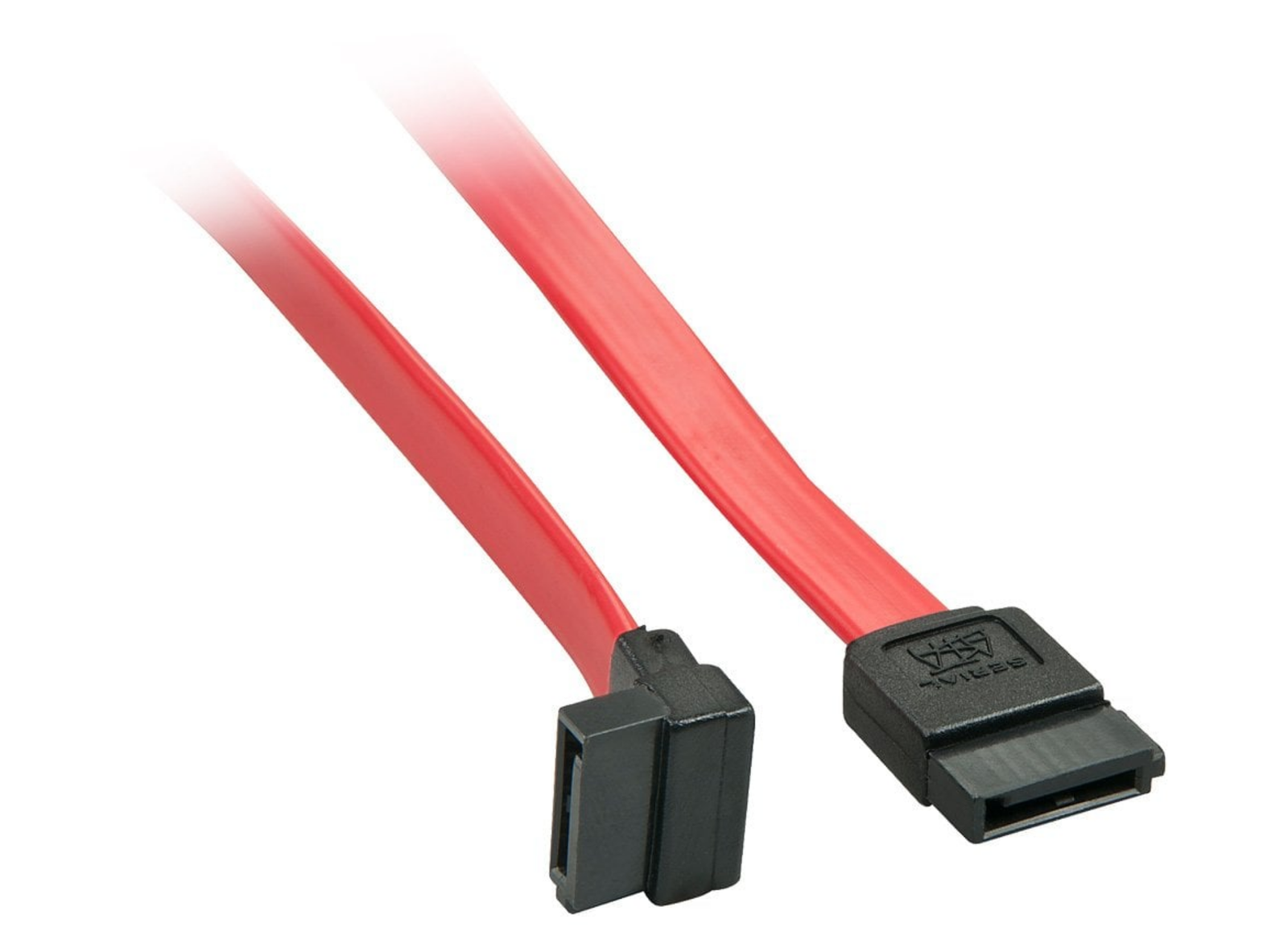 Lindy 0.2m SATA Internal Cable 7 Pin To 90 Deg 7Pin | 33350 SATA Cable Lindy