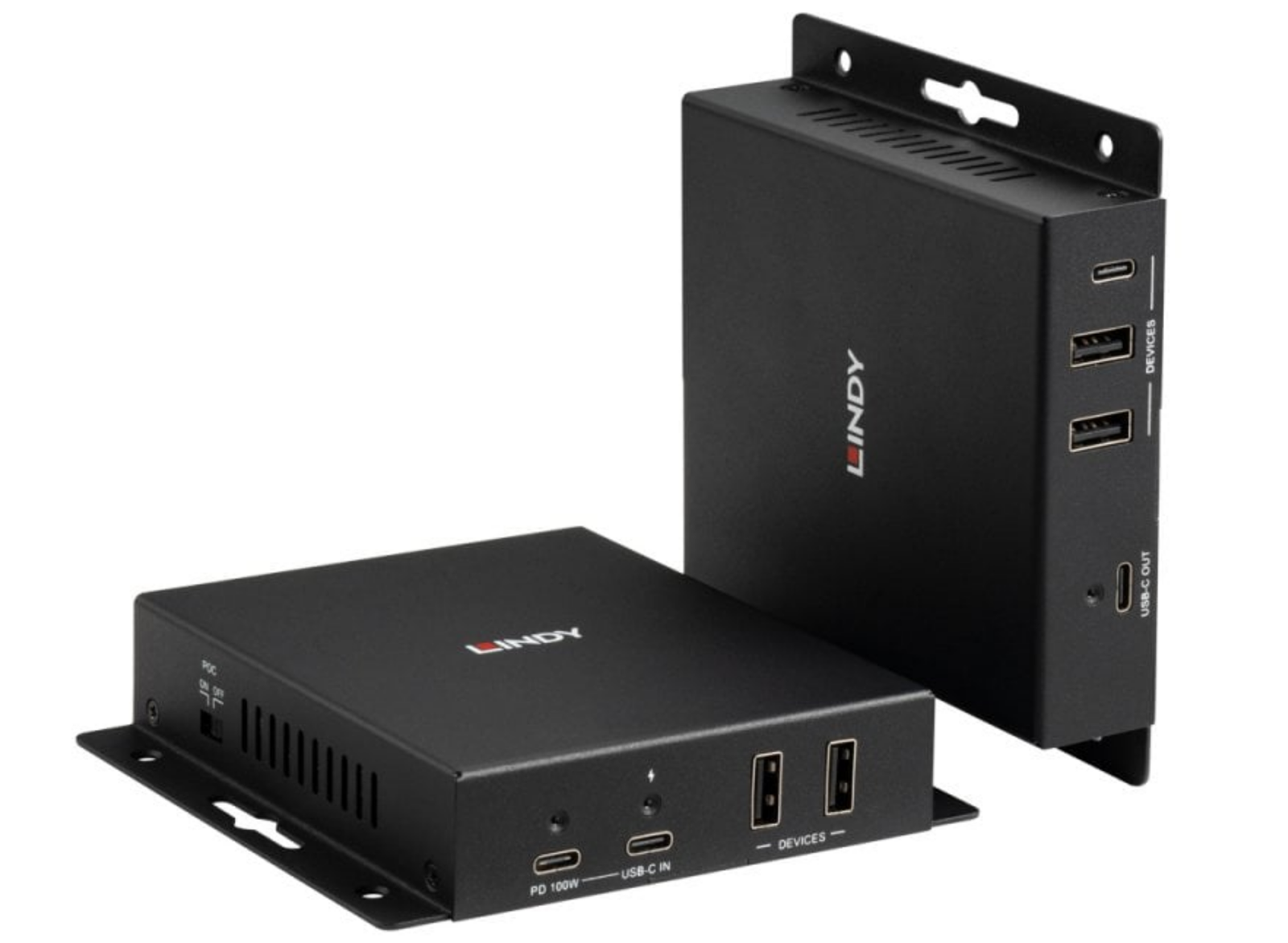 Lindy 100m Cat.6A Type C 4K60 Video and Data HDBaseT 3.0 Extender | 39347 AV Extender Lindy