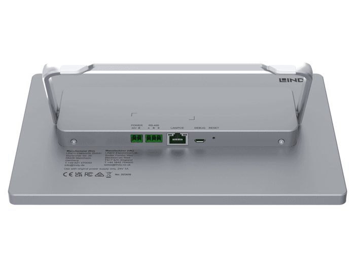 Lindy 10” Desktop Control Touchpad for AV Room Automation and Device Management | 32309 Touch Control Panel Lindy