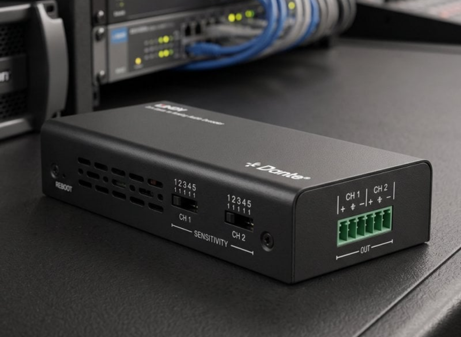 Lindy 2ch Dante® to Analogue Audio Decoder | 70623 Video Encoder Axis